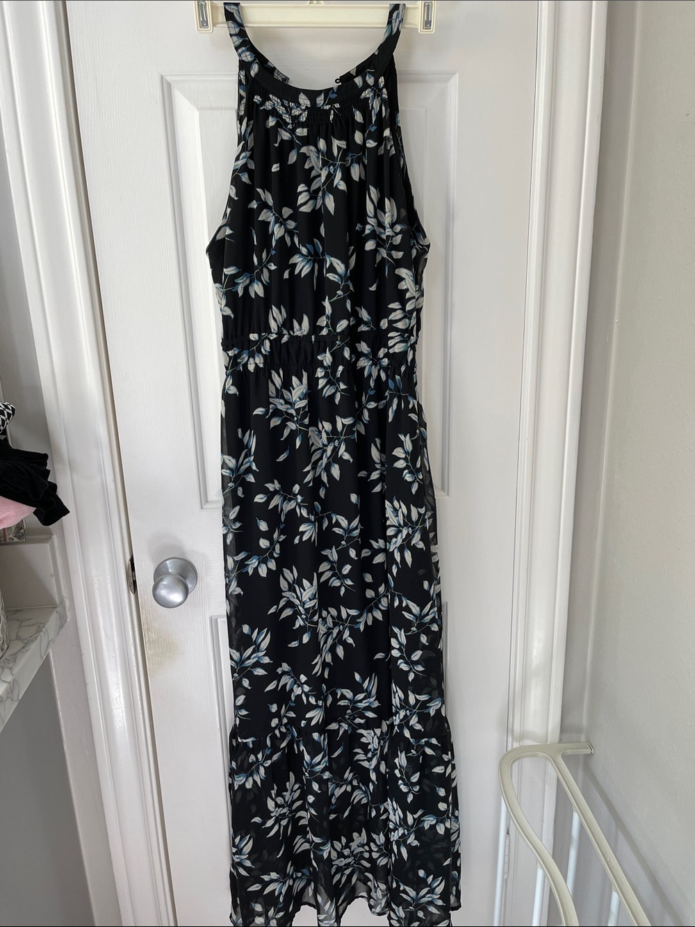 Collective Concepts Black Floral  Maxi Dress